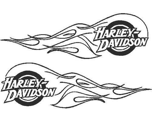 harley davidson flame