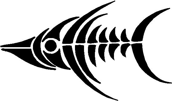 Tribal Fish Skeleton Click to enlarge' 
