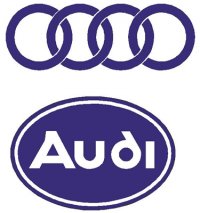 Audi logo and Rings