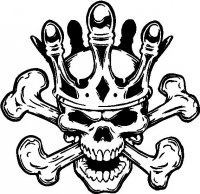 Skull and Crossbone Crown