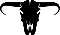 Tribal Cow Skull (B)