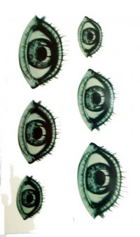 Green Eyes Temporary Tattoos