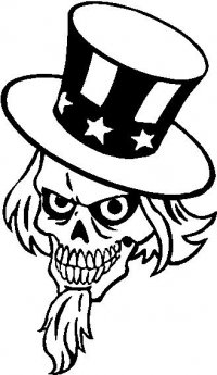 Uncle Sam Skull